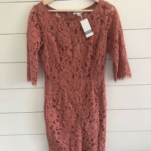 NWT Coral Lace Dress - sz m